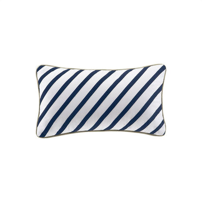 Ashton Duvet Cover Set, Khaki/Navy color