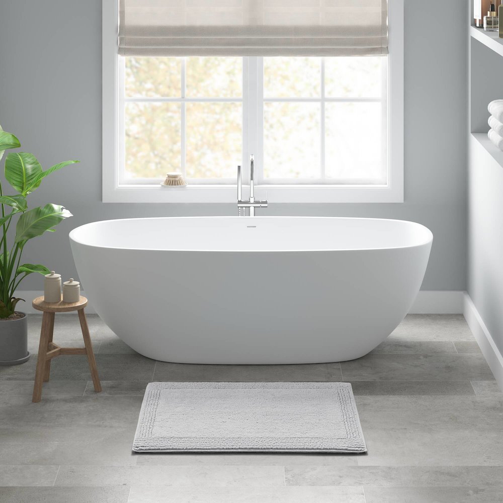 100% Cotton Tufted 3000 GSM Reversible Bath Rug