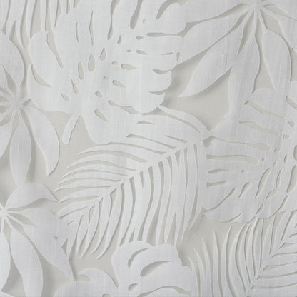 Palm Leaf Burnout Window Sheer