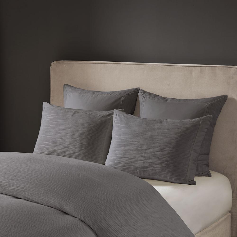 Cotton Blend Yarn Dyed 3 Piece Duvet Cover Set