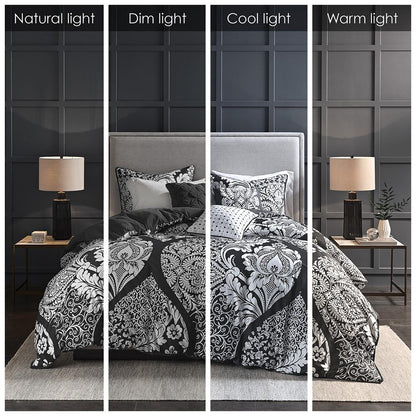 6 Piece Printed Duvet Cover Set