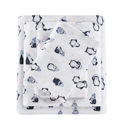 Cotton Flannel Printed Sheet Set