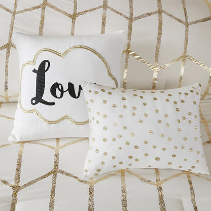 Raina 100% Polyester Brushed Microfiber Printed Comforter Set