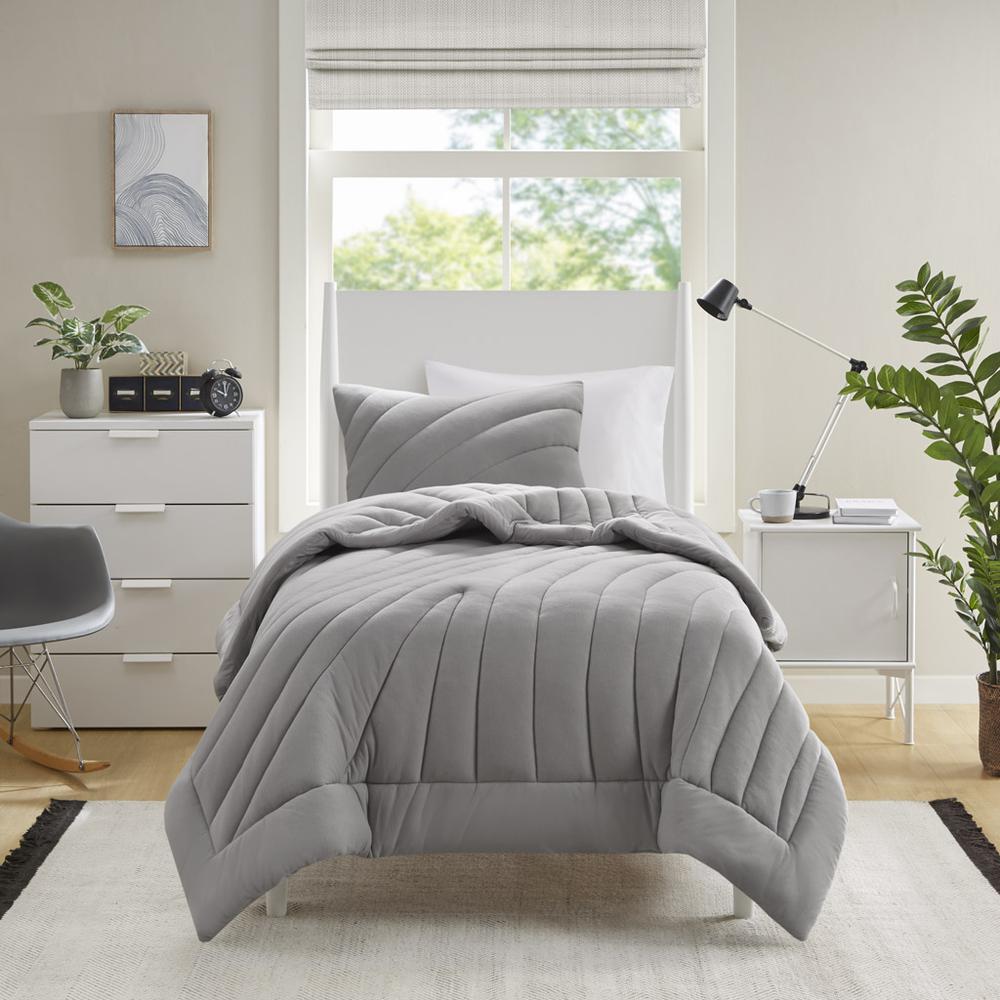 Poly Jersey Puffy Comforter Set