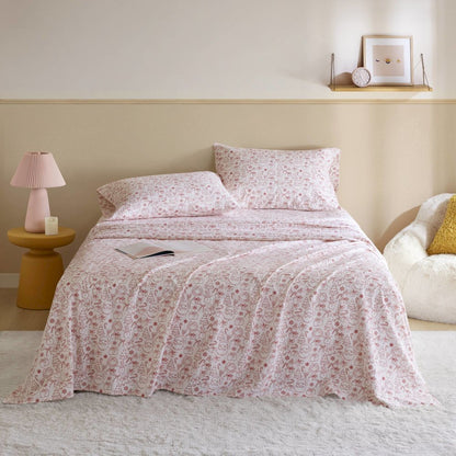 100% Cotton Flannel Pigment Printed Sheet Set