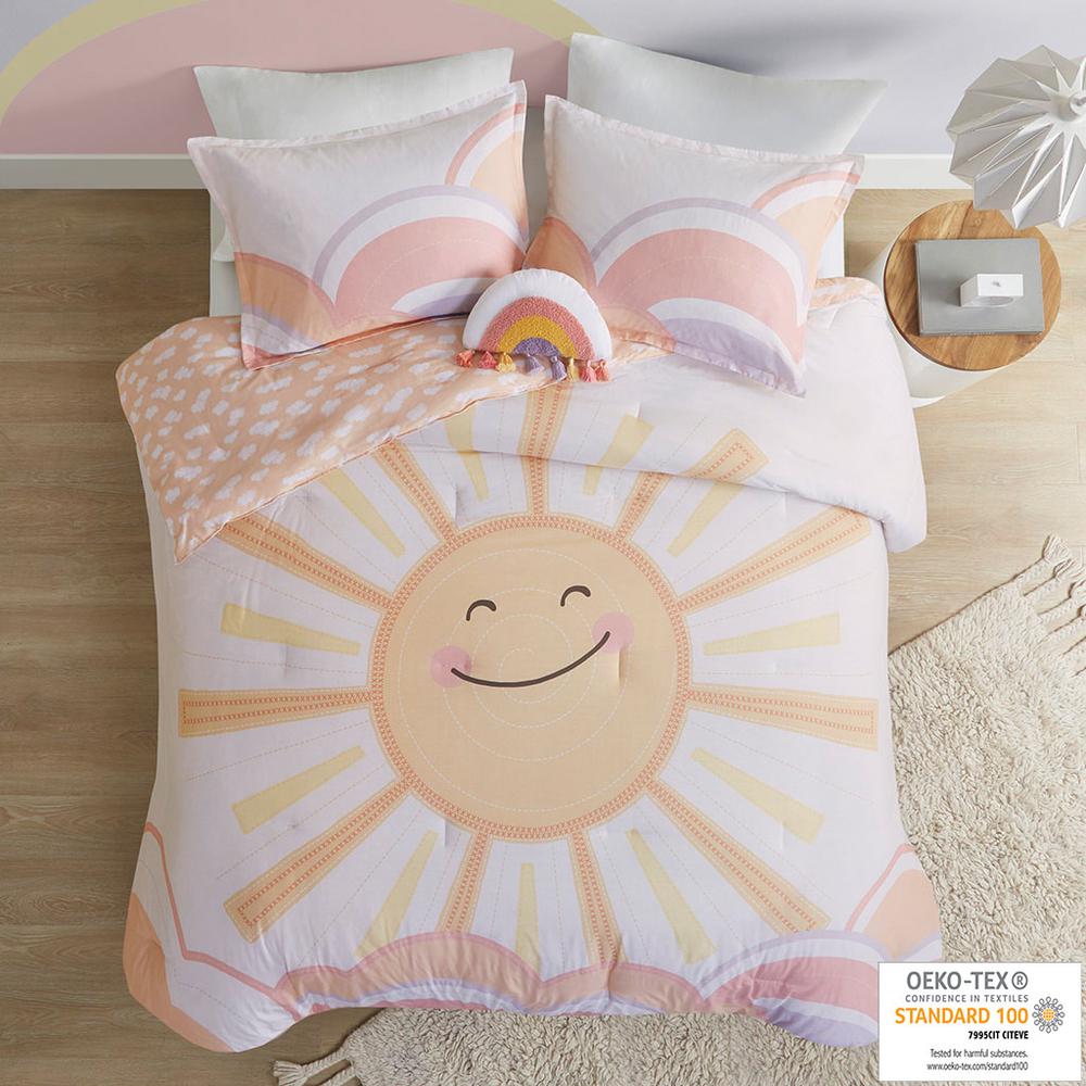 Sunshine Printed Reversible Comforter Set