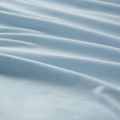 Cotton 144TC 100% Cotton Solid Sheet Set, Light Blue color