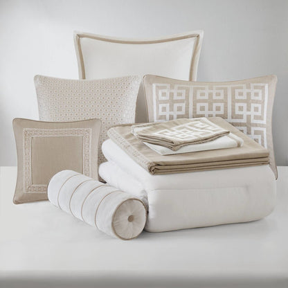 Jarvis Embroidery Oversized Duvet Style Comforter Set