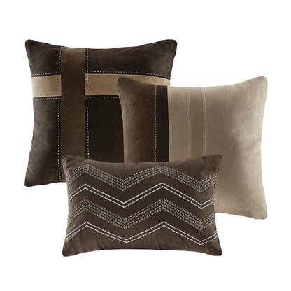 Palisades Pieced Microsuede 7-Piece Comforter Set, Belen Kox
