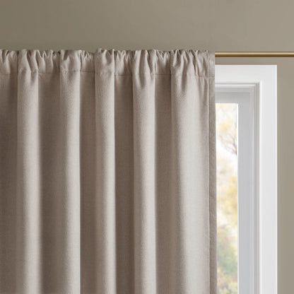 Karien Sound blocking/Total blackout curtain panel pair