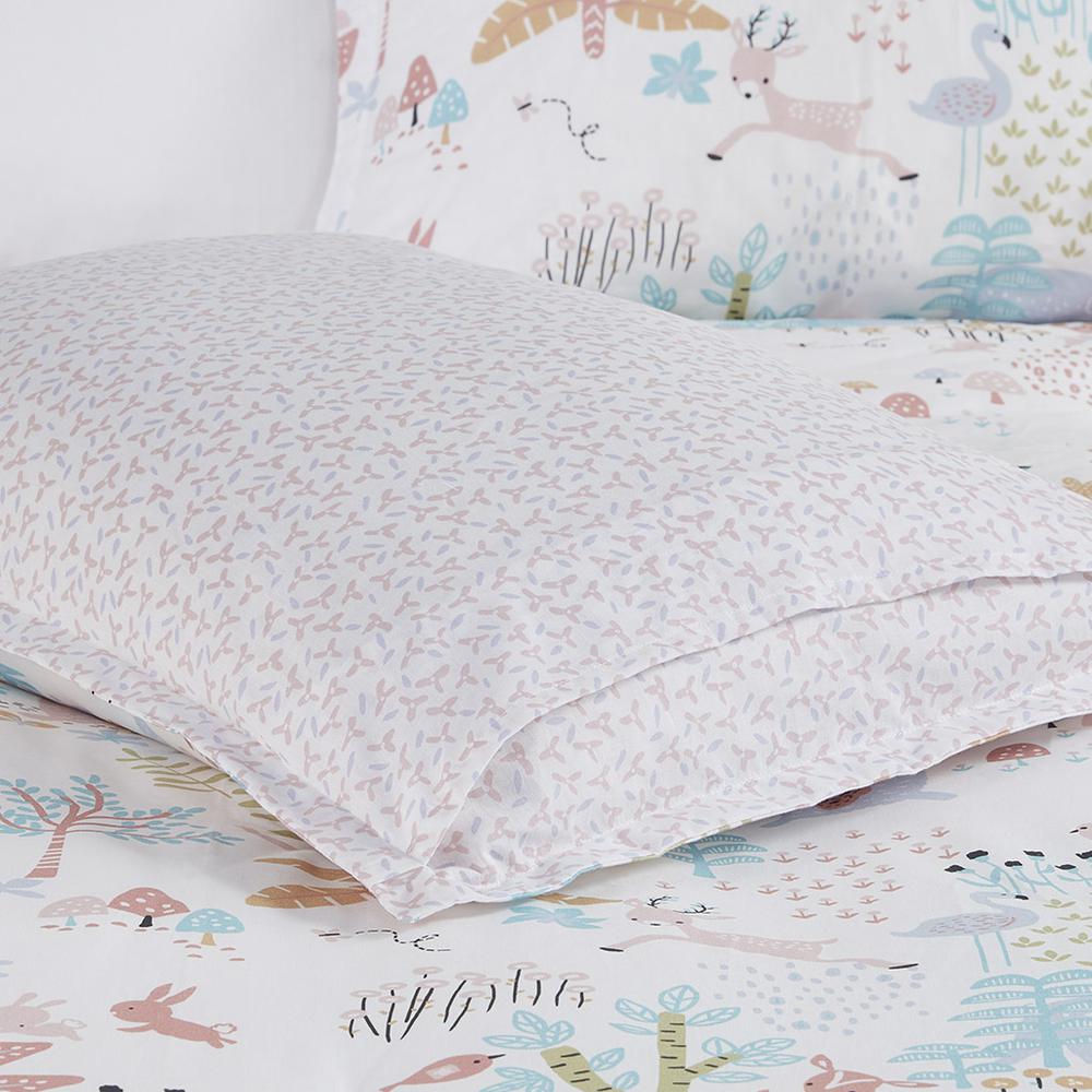 Woodland Animals Cotton Reversible Comforter Set