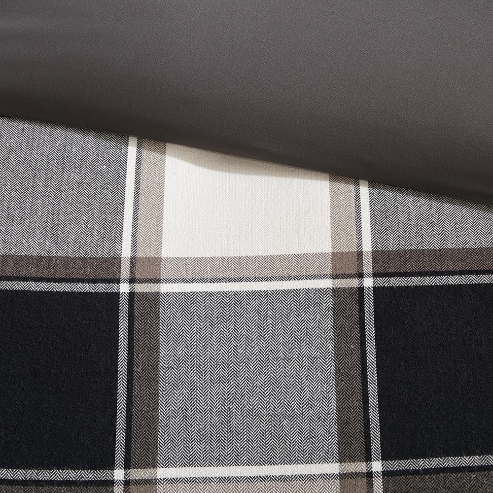 Urban Cabin Cotton Jacquard Comforter Set, Brown color