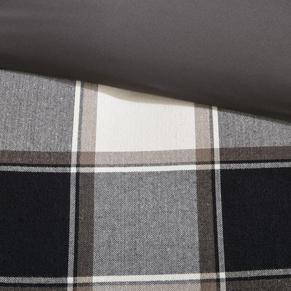 Urban Cabin Cotton Jacquard Comforter Set, Brown color