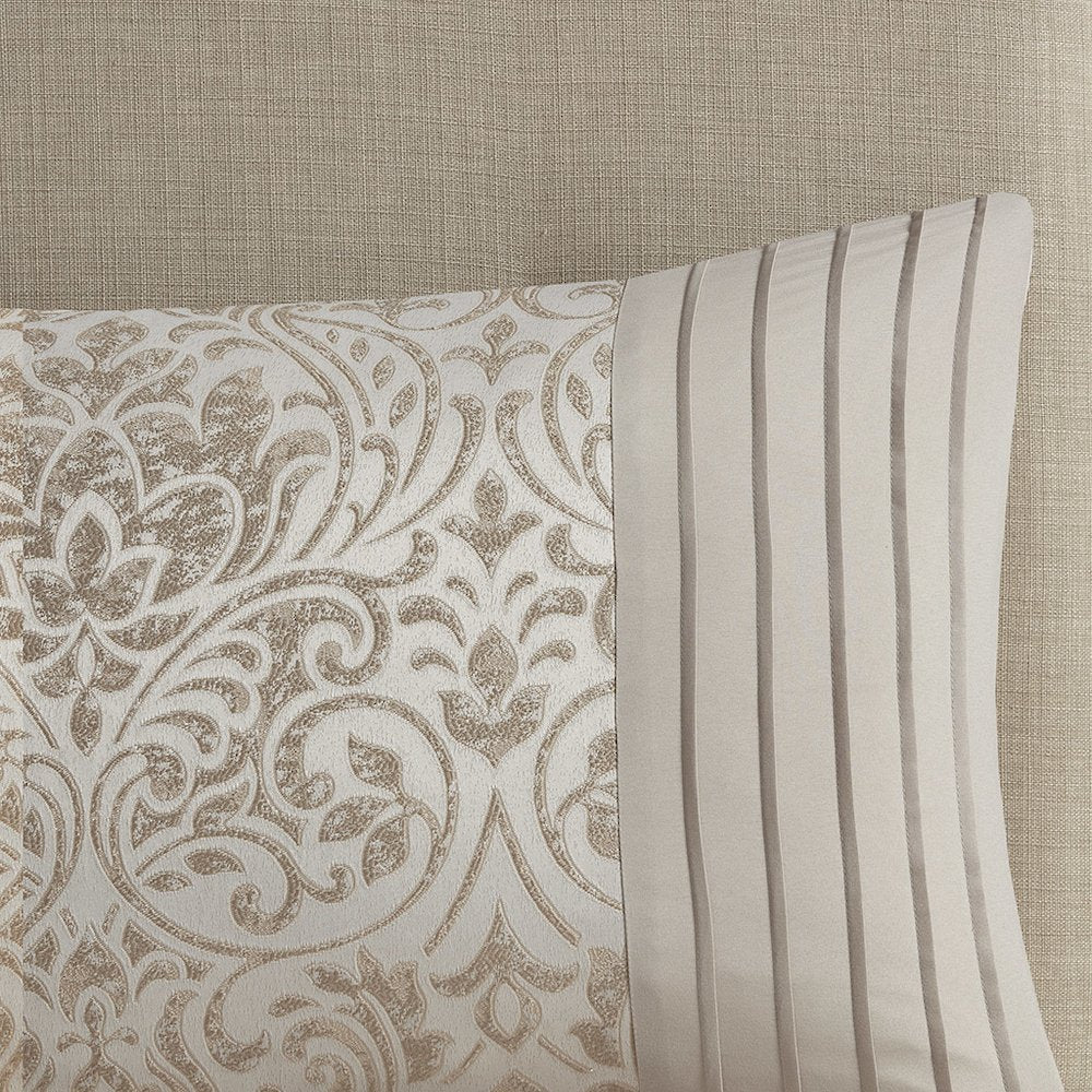 12 Piece Jacquard Comforter Set with Bed Sheets