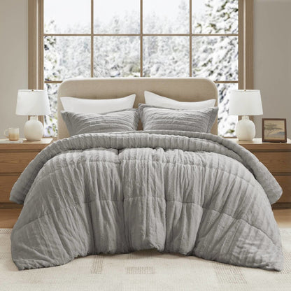 Duke Faux Fur Comforter Mini Set