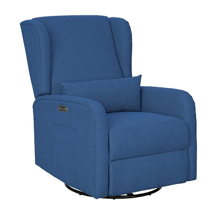 Candace Power Recliner 3-in-1 with Swivel, Glider, Charging Station