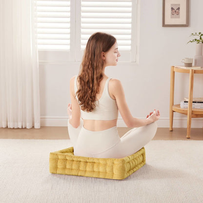 Poly Chenille Square Floor Pillow Cushion