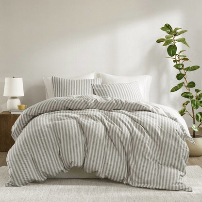 Etta 3PCS Duvet Set, Grey color