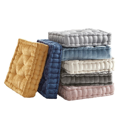 Azza Poly Chenille Square Floor Pillow Cushion Compress Pack