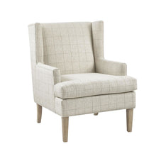 Beige Wingback Recliner Chair – Elegant Push Back Chair for Living Room