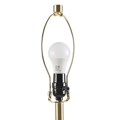 Verla Tapered Faux Wood Dimmable Floor Lamp