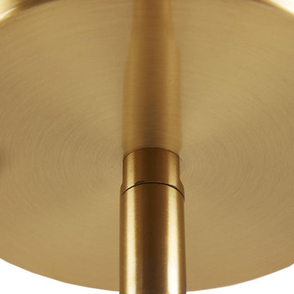 8-Light Metal Chandelier with Globe Bulbs