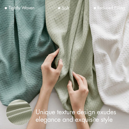 Egyptian Cotton Blanket, Sage Green color