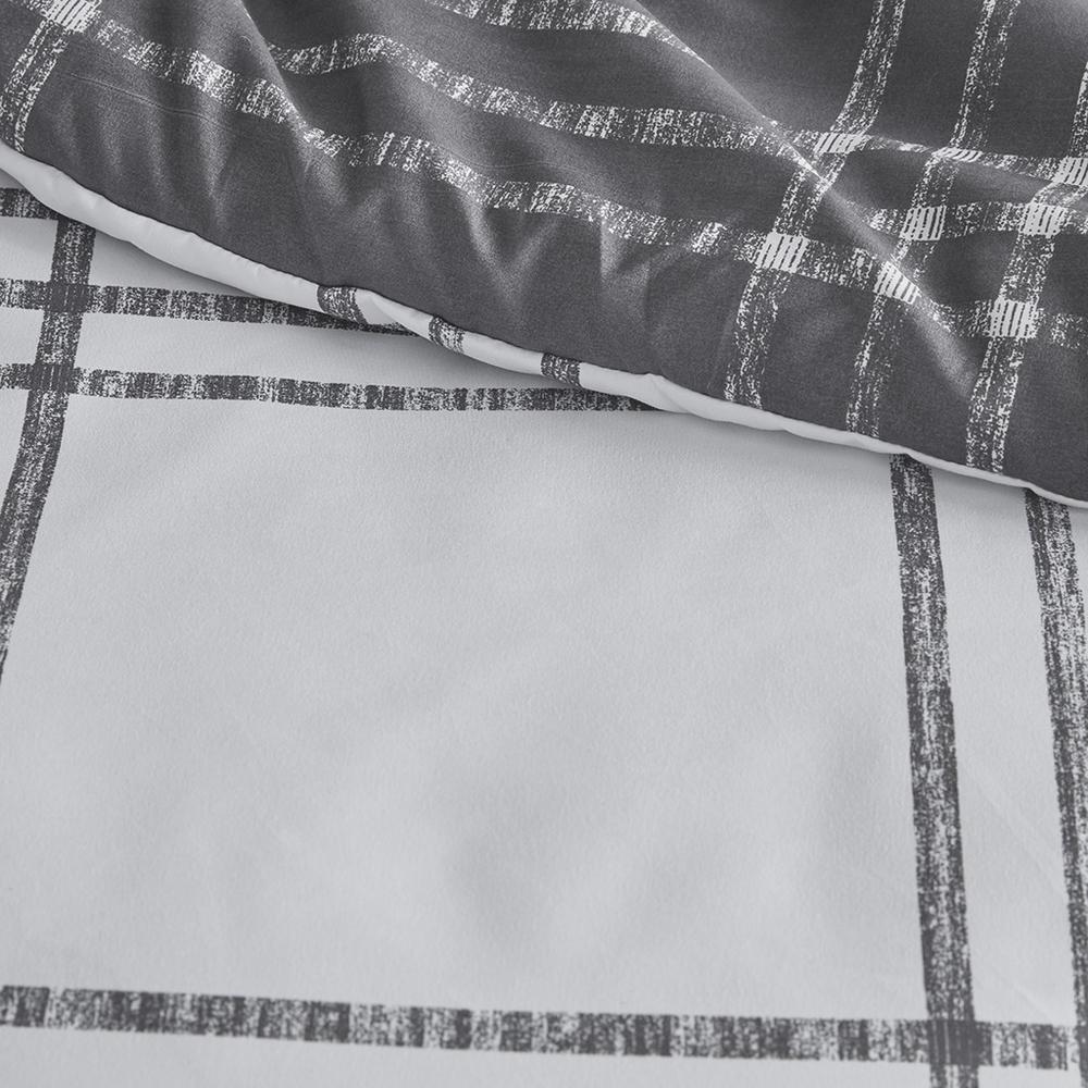 Plaid Reversible Comforter Set