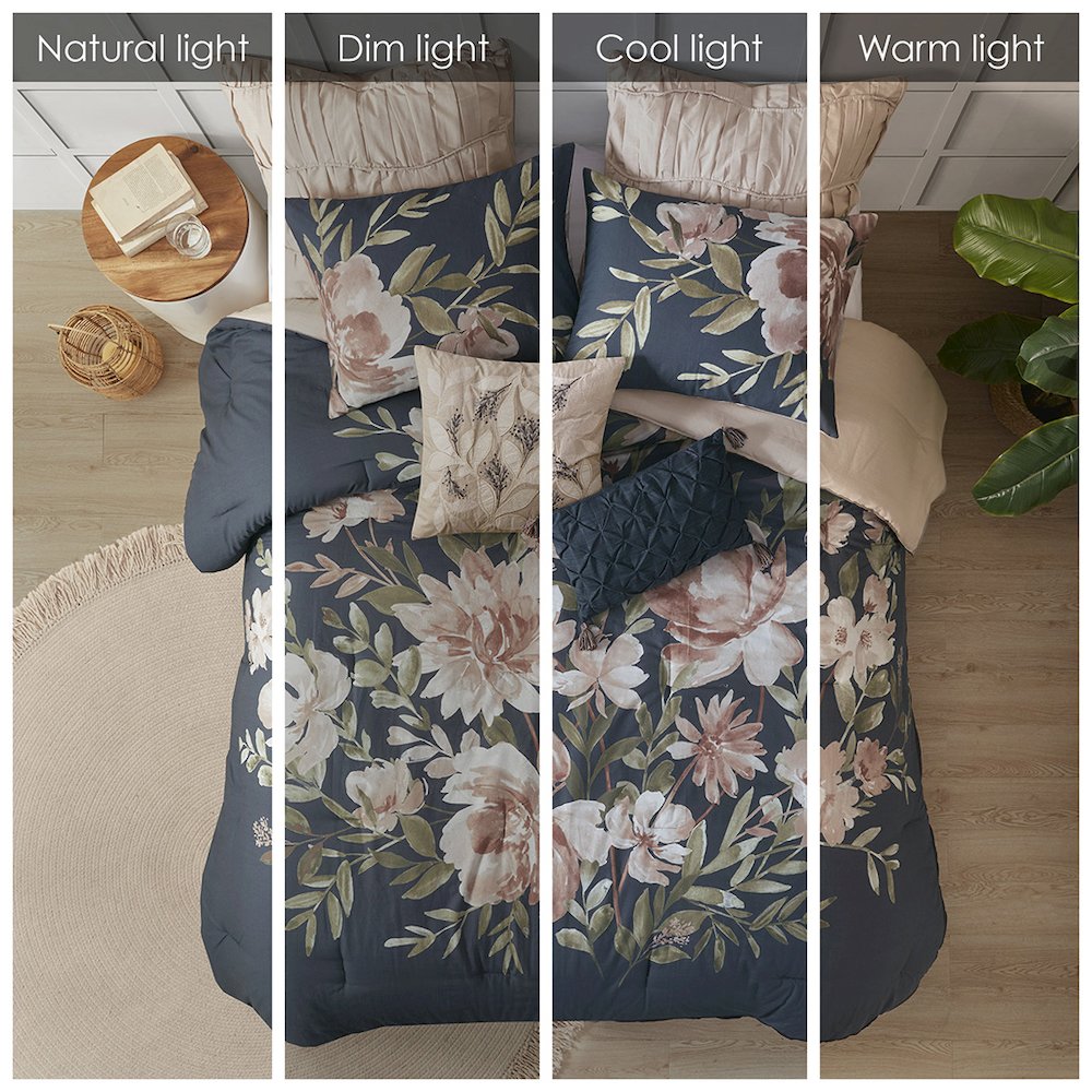 8 Piece Cotton Comforter Set