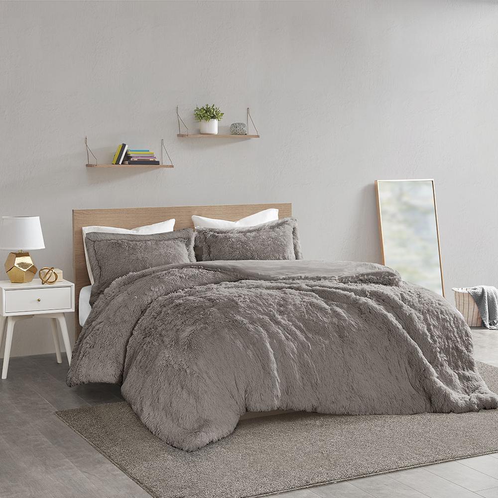 Shaggy Fur Duvet Cover Set
