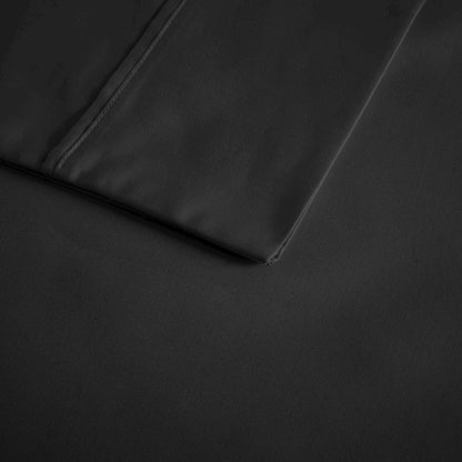600 Thread Count Cooling Cotton Blend 4 PC Sheet Set, Black color