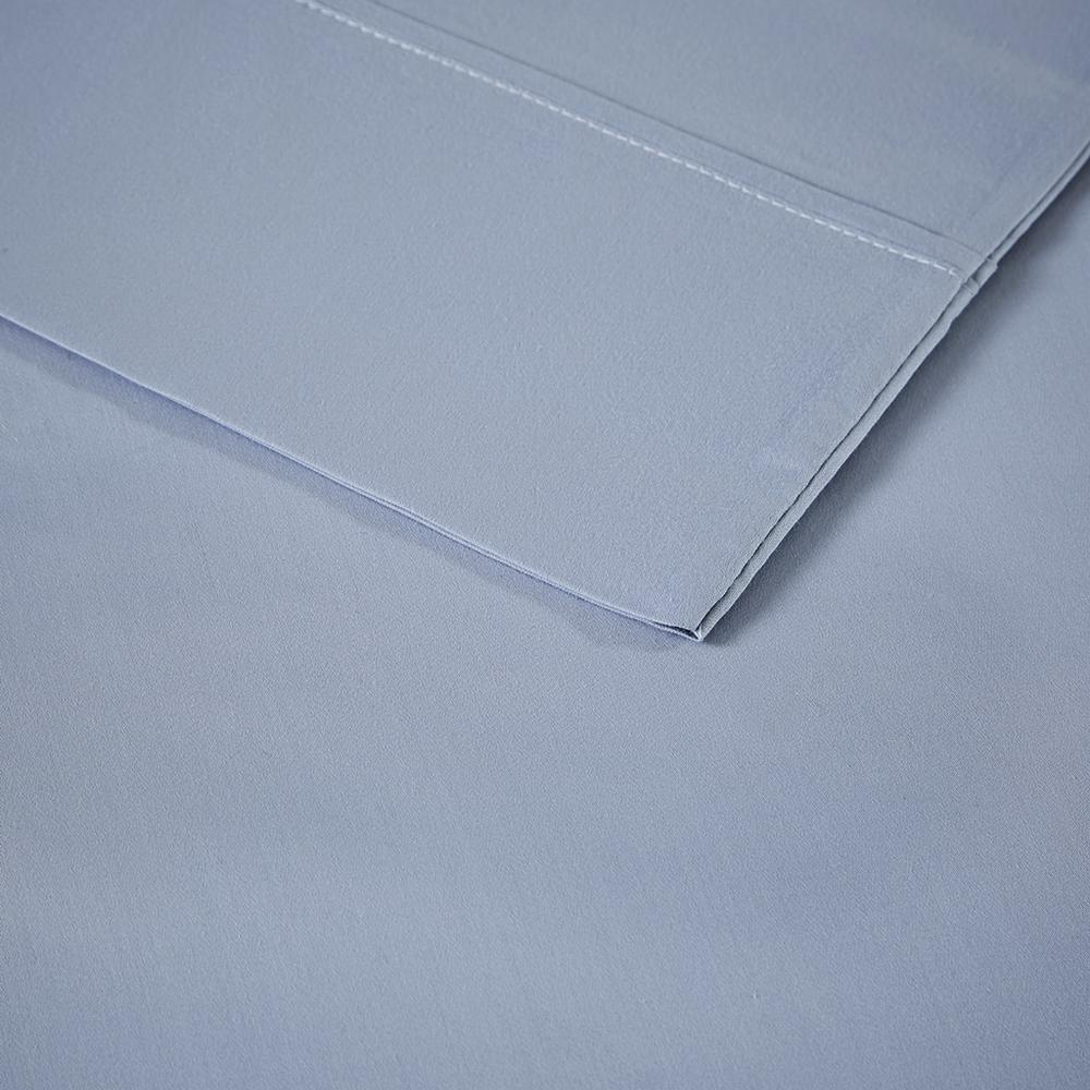 1500 Thread Count Cotton Blend 4 PC Sheet Set, Blue color