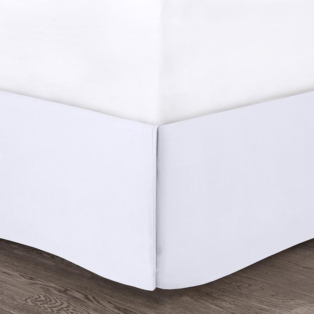 Celeste 5 Piece Microfiber Ruffled Comforter Set, White color
