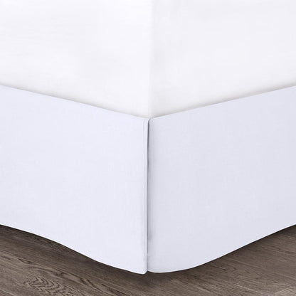 Celeste 5 Piece Microfiber Ruffled Comforter Set, White color