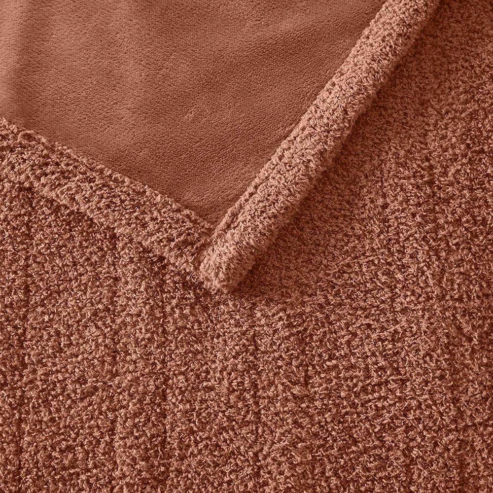 Dream Soft Heated Blanket, Rust color