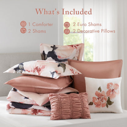 Shanti 7pcs Printed Comforter set