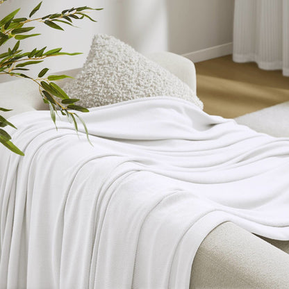 Bamboo Cotton Rayon from Bamboo Cotton Blanket, White color
