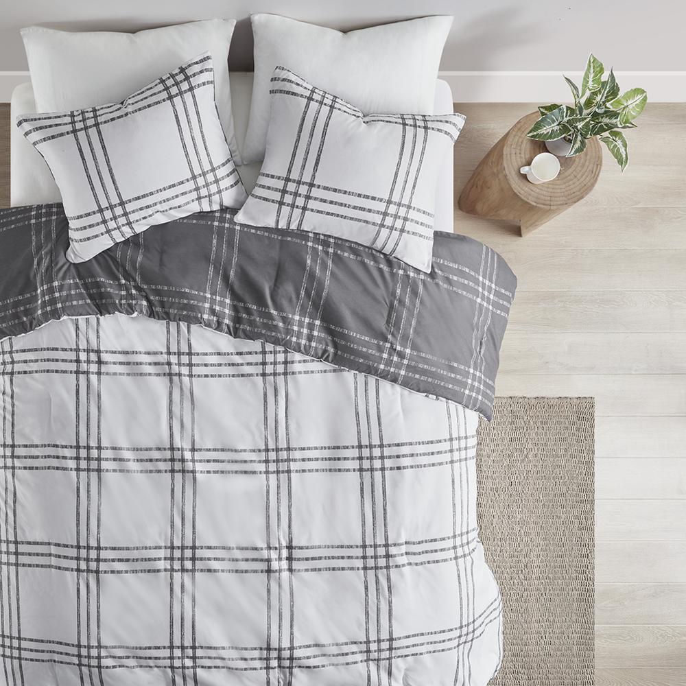Plaid Reversible Comforter Set