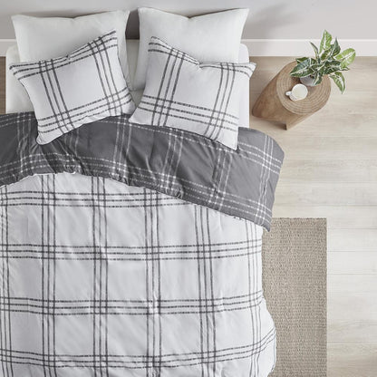 Plaid Reversible Comforter Set