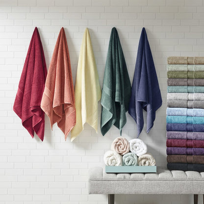 100% Cotton Bath 8 Piece Set in Dark Navy