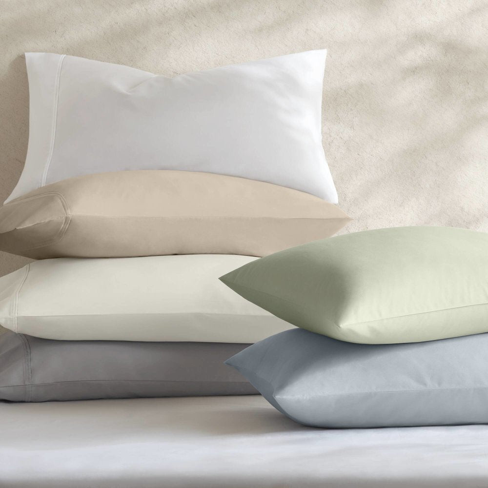 Sateen Pillowcase Set, Sage color