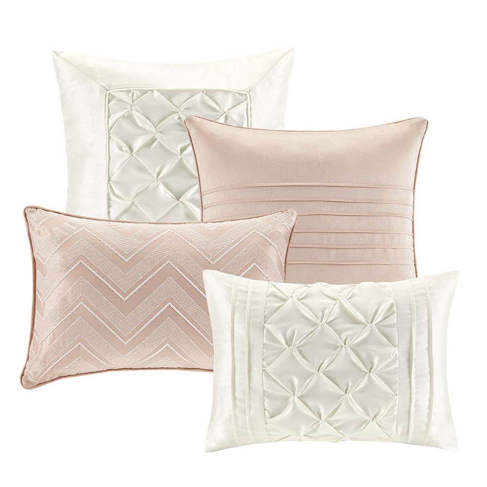 Joella 24 Piece Room in a Bag, Blush color
