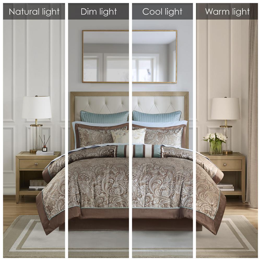 12 Piece Comforter Set with Cotton Bed Sheets