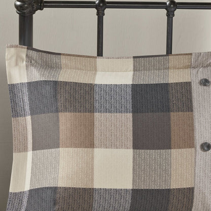 7 Piece Herringbone Comforter Set