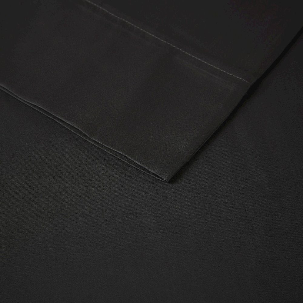 1500 Thread Count Cotton Blend 4 PC Sheet Set, Black color