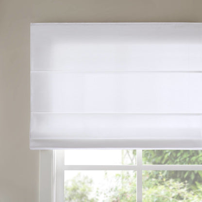 Galen Matte Cordless Roman Blind  Galen Matte fabric, Matte white color