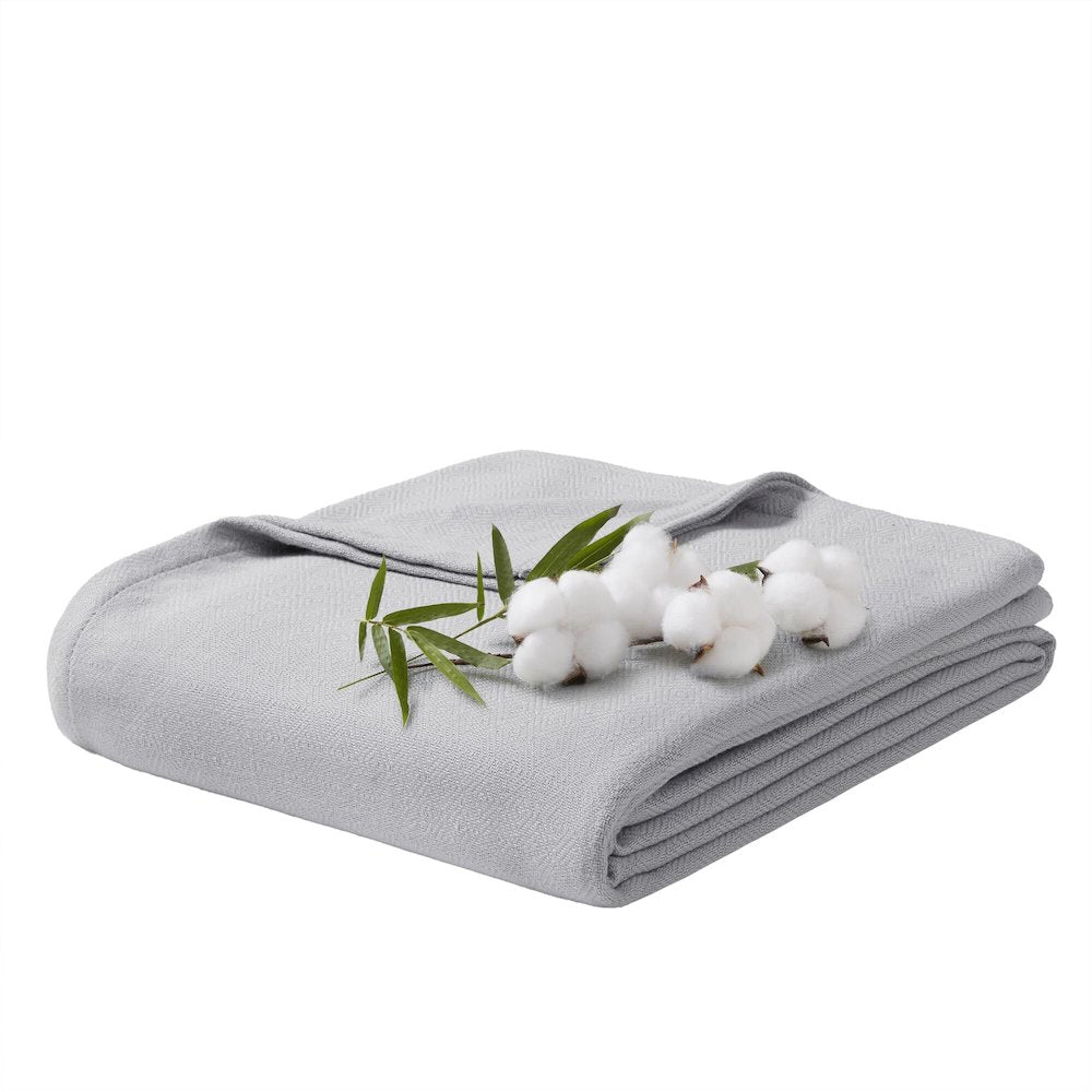 Bamboo Cotton Rayon from Bamboo Cotton Blanket, Grey color
