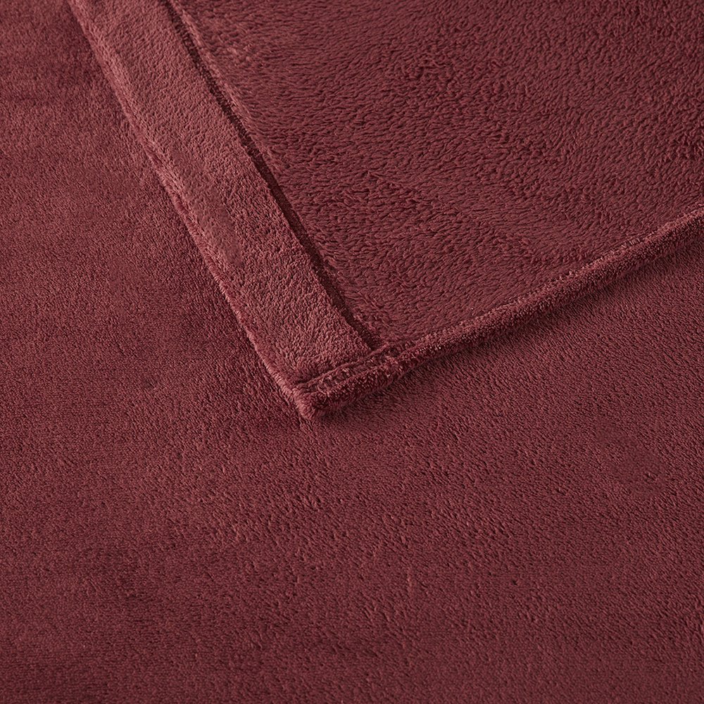 Soloft Plush Micro Plush Sheet Set in Burgundy