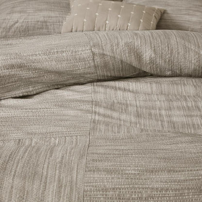 7 Piece Printed Seersucker Comforter Set