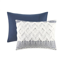 Navy Botanic Farmhouse Comforter Set, Belen Kox